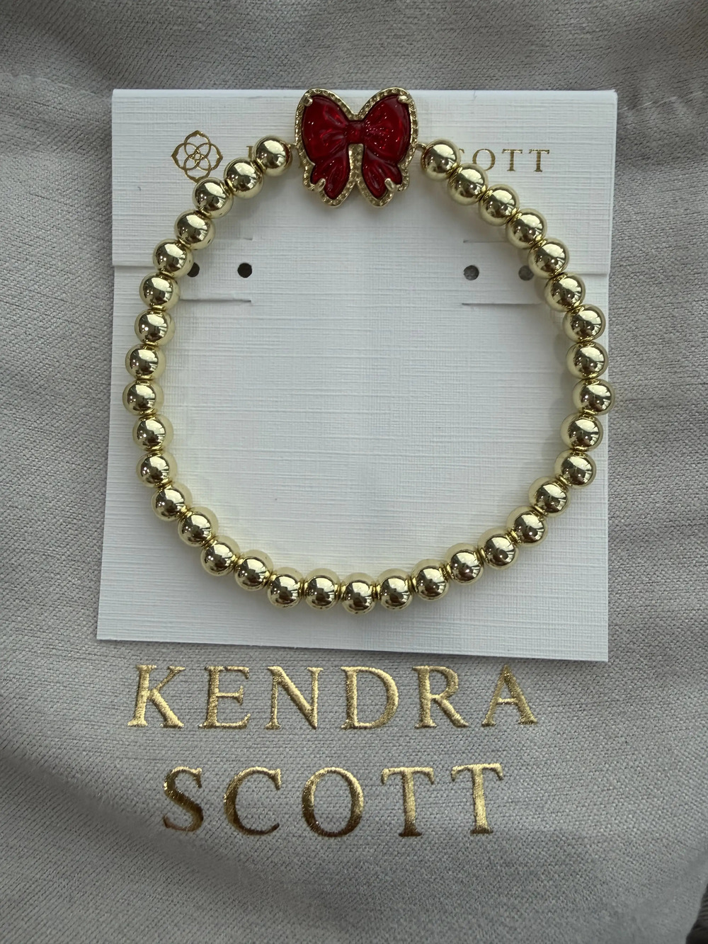 Kendra Scott Red Butterfly Bracelet